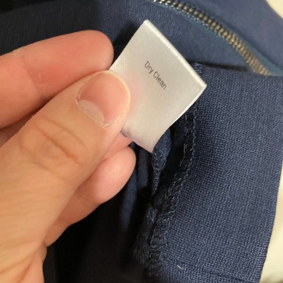 Buchanan Kang Zip Up Blouse Top Large Navy Blue - Picture 3 of 6